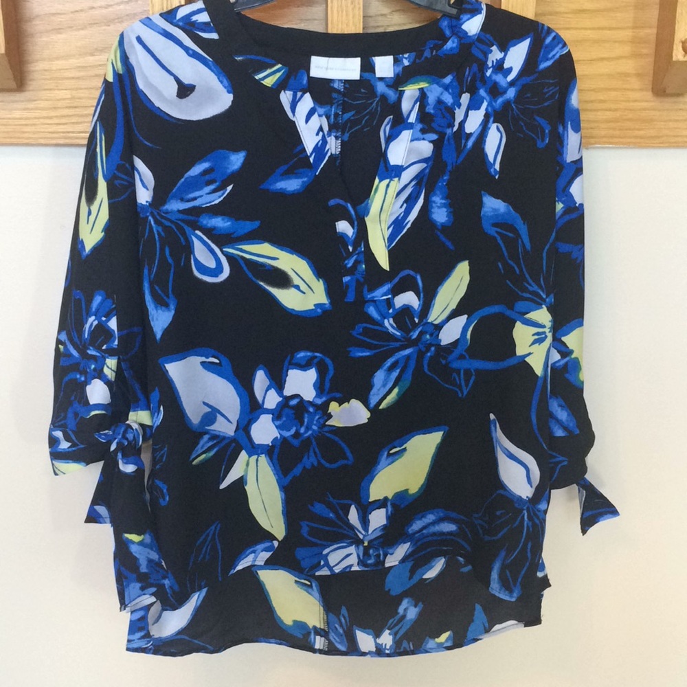 Midnight Floral Blouse